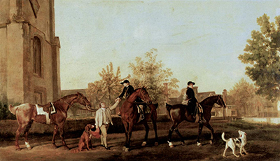 The Hunters Leave Southill George Stubbs